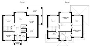 Дом 250м², 2-этажный, участок 9 сот.  