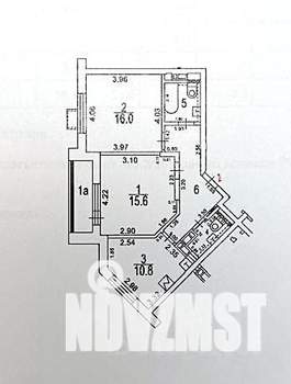 2-к квартира, на длительный срок, 60м2, 4/14 этаж