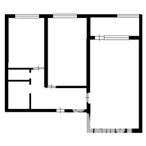 2-к квартира, на длительный срок, 44м2, 9/9 этаж