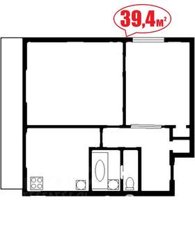 2-к квартира, на длительный срок, 39м2, 11/14 этаж