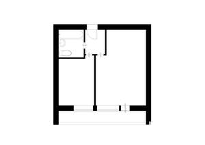 1-к квартира, на длительный срок, 35м2, 4/14 этаж