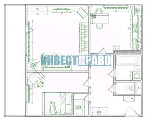 2-к квартира, на длительный срок, 54м2, 8/21 этаж
