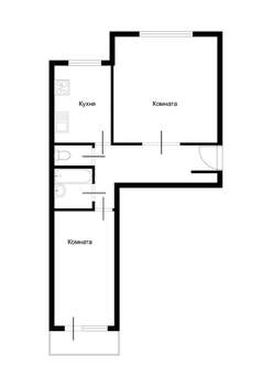 2-к квартира, на длительный срок, 60м2, 3/12 этаж
