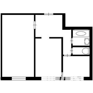 2-к квартира, на длительный срок, 48м2, 5/9 этаж