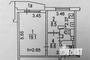 1-к квартира, на длительный срок, 38м2, 2/10 этаж