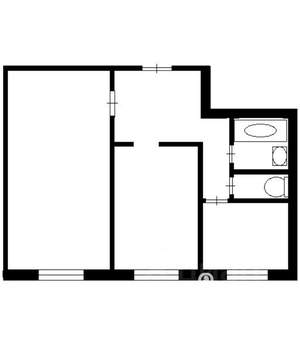 2-к квартира, на длительный срок, 48м2, 5/9 этаж