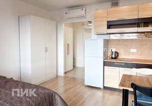 Студия квартира, на длительный срок, 23м2, 12/25 этаж
