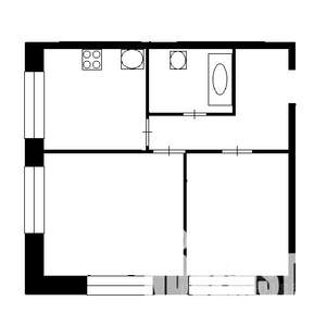 2-к квартира, на длительный срок, 44м2, 6/14 этаж