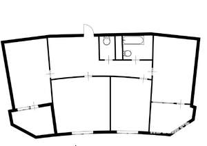 3-к квартира, на длительный срок, 76м2, 4/17 этаж
