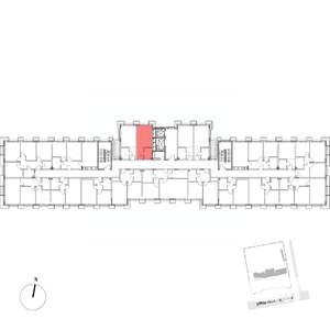 Студия квартира, вторичка, 22м2, 6/7 этаж