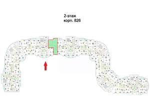 2-к квартира, вторичка, 53м2, 2/14 этаж