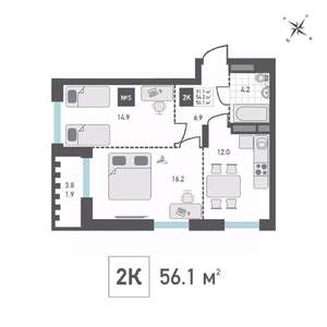 Фото квартиры на продажу (1)