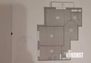 2-к квартира, вторичка, 74м2, 2/9 этаж