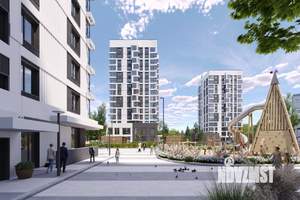 1-к квартира, строящийся дом, 30м2, 5/14 этаж