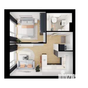 1-к квартира, вторичка, 36м2, 11/12 этаж