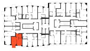 1-к квартира, вторичка, 33м2, 5/24 этаж