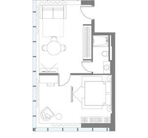 1-к квартира, вторичка, 39м2, 4/14 этаж