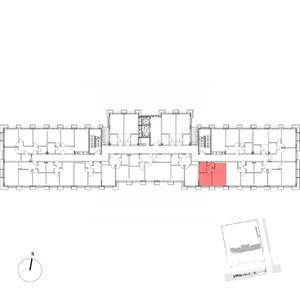 1-к квартира, вторичка, 32м2, 6/7 этаж