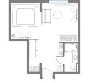 Студия квартира, вторичка, 34м2, 5/14 этаж
