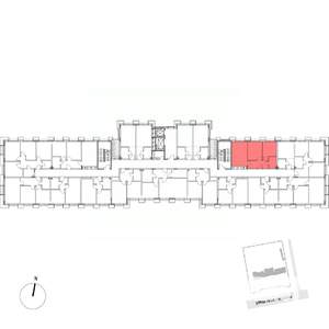 2-к квартира, вторичка, 51м2, 6/7 этаж