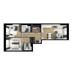2-к квартира, вторичка, 69м2, 5/11 этаж
