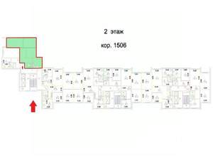 3-к квартира, вторичка, 71м2, 2/17 этаж