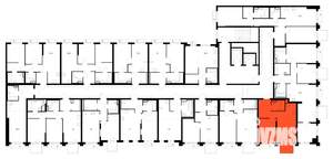 1-к квартира, вторичка, 40м2, 4/13 этаж