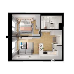 1-к квартира, вторичка, 32м2, 20/25 этаж