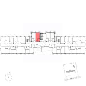 Студия квартира, вторичка, 22м2, 3/7 этаж