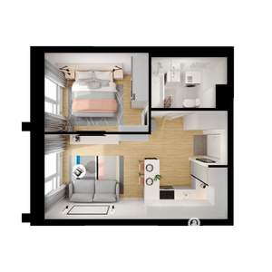1-к квартира, вторичка, 32м2, 13/25 этаж