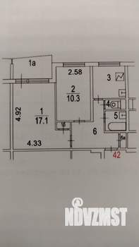 2-к квартира, вторичка, 45м2, 2/9 этаж