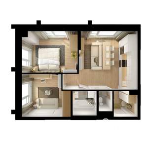 2-к квартира, вторичка, 49м2, 12/25 этаж