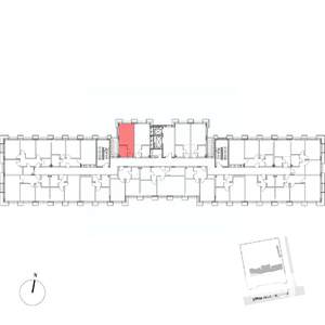 Студия квартира, вторичка, 22м2, 3/7 этаж