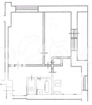 2-к квартира, вторичка, 51м2, 9/14 этаж