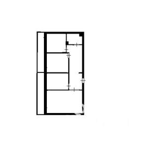 3-к квартира, вторичка, 68м2, 6/22 этаж