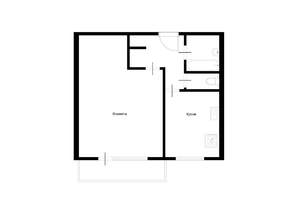 1-к квартира, вторичка, 38м2, 5/12 этаж