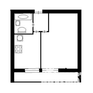 1-к квартира, вторичка, 40м2, 10/16 этаж