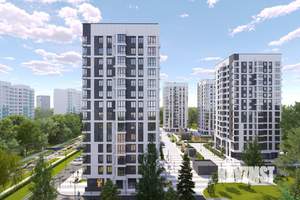 1-к квартира, строящийся дом, 30м2, 5/14 этаж