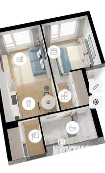 1-к квартира, вторичка, 35м2, 6/21 этаж