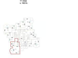 1-к квартира, вторичка, 42м2, 11/22 этаж