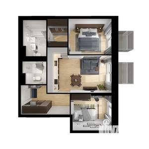 2-к квартира, вторичка, 53м2, 2/25 этаж