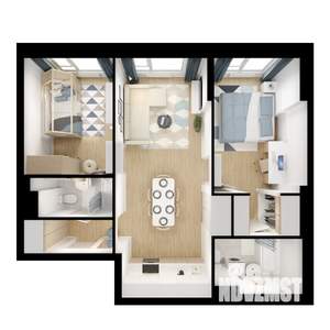 2-к квартира, вторичка, 58м2, 9/11 этаж
