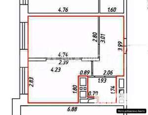 1-к квартира, вторичка, 34м2, 15/18 этаж