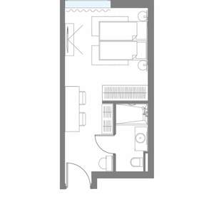 Студия квартира, вторичка, 21м2, 5/14 этаж