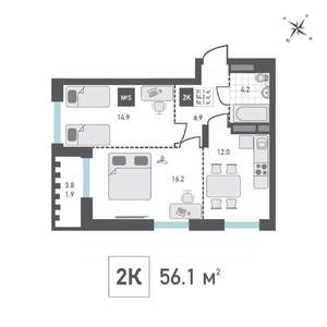 Фото квартиры на продажу (1)