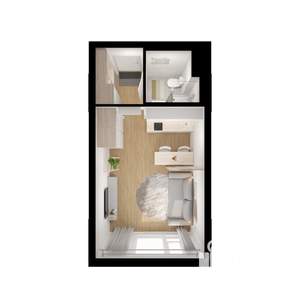 Студия квартира, вторичка, 21м2, 11/11 этаж