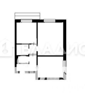 2-к квартира, вторичка, 38м2, 7/12 этаж