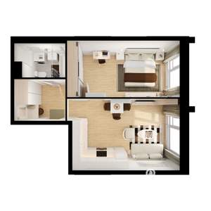 1-к квартира, вторичка, 44м2, 14/25 этаж