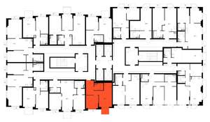 1-к квартира, вторичка, 36м2, 7/24 этаж