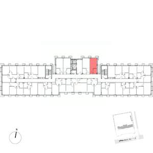 Студия квартира, вторичка, 22м2, 6/7 этаж